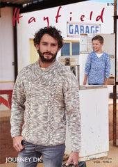 Hayfield Journey DK Pattern 8190 - Sweaters NOW €1.00