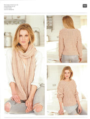 Rico Essentials Alpaca Blend Chunky Pattern 357 - Sweater & Scarf