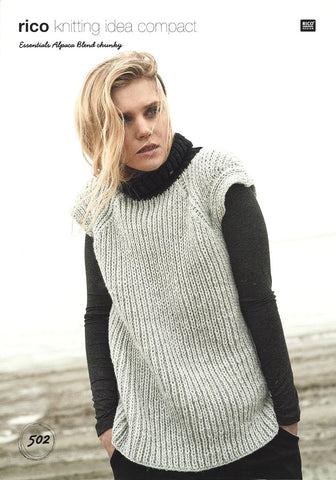 Rico Essentials Alpaca Blend Chunky Pattern 502 - Vest