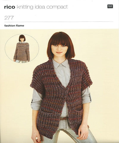 Rico Fashion Flame Knitting Pattern 277