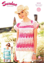 Stylecraft Sundae DK Pattern 9245 - Sweater & Top - NOW €1.00