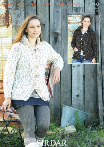 Sirdar Husky Super Chunky Pattern 7192 - NOW €1.00