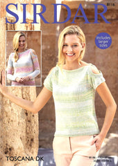 Sirdar Toscana DK Pattern 8116 - Tops - NOW €1.00