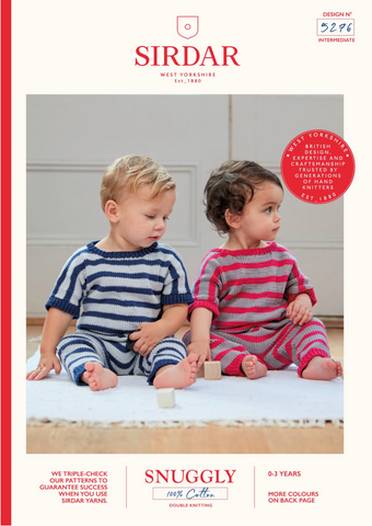 Sirdar Snuggly 100% Cotton Pattern 5276 - Onesie -