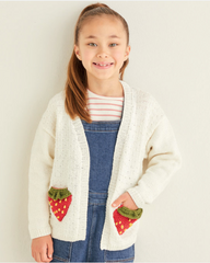Sirdar Snuggly Replay DK Pattern 2570 - Strawberry Cardigan & Sweater