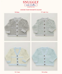 Sirdar Snuggly 100% Cotton Pattern 5278 - V & Round Neck Cardigans