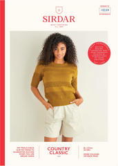 Sirdar Country Classic 4 Ply Pattern 10239 - LACE PANELLED TOP