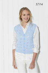 King Cole Paradise Beaches DK Pattern 5724 - Cardigan & Waistcoat