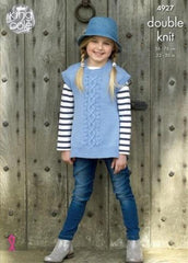 King Cole Majestic DK Pattern 4927 - Girls' Tabards