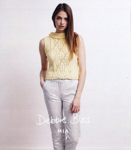 Debbie Bliss Mia DK Pattern DB019 - Sleeveless Top - WAS €4.50 - NOW €1.00