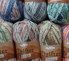 King Cole Drifter Aran Pattern 5267 -  Ladies Sweaters