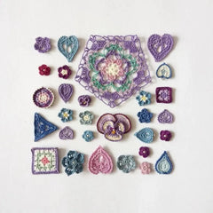 100 Micro Crochet Motifs Book by Steffi Glaves