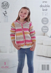 King Cole Splash DK Pattern 4782 - Cardigans