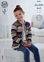King Cole Splash DK Pattern 4781 - Cardigans