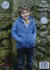 King Cole Majestic DK Pattern 4924 - Jacket & Hoodie