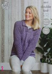 King Cole Panache DK Pattern 5017 - Sweaters - NOW €1.00