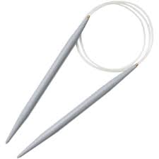 Pony Circular Knitting Needles - 80cm Aluminium/Plastic