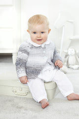 King Cole Baby Pure DK Pattern 5777 - Cardigans & Hat