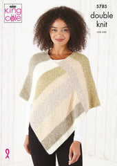 King Cole Harvest DK Pattern 5785 Ponchos