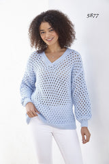 King Cole Cottonsoft DK Pattern 5877 - Sweaters