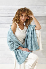 King Cole Wildwood Chunky Pattern 5889 - Wrap, Scarf, Handwarmers & Hat
