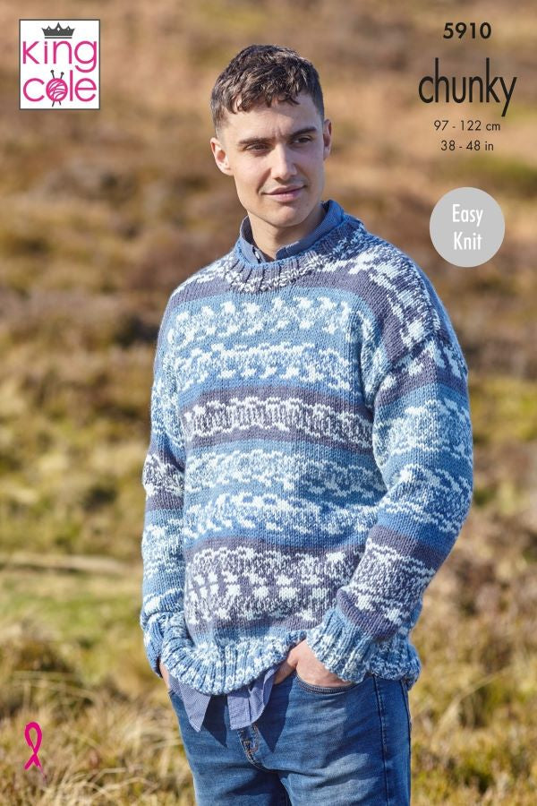 King Cole Nordic Chunky Pattern 5910 - Sweaters