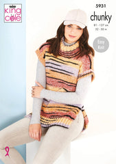 King Cole Safari Chunky Pattern 5931 - Tank Tops