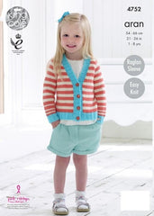 King Cole Comfort Aran Pattern 4752 - Cardigans