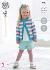 King Cole Comfort Aran Pattern 4752 - Cardigans