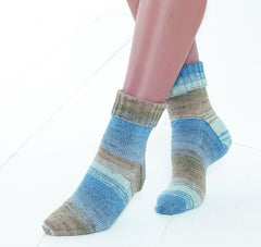 King Cole Summer 4 Ply Pattern 5662 - Socks & Triangular Wrap