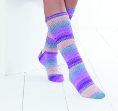 King Cole Summer 4 Ply Pattern 5662 - Socks & Triangular Wrap