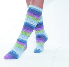 King Cole Summer 4 Ply Pattern 5662 - Socks & Triangular Wrap