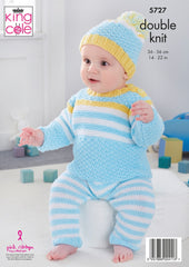 King Cole Cherished Baby DK Pattern 5727 - Baby Sets