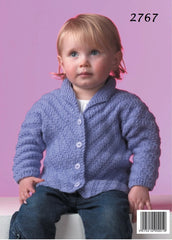 King Cole DK Pattern 2767 - Jacket Hat & Blanket