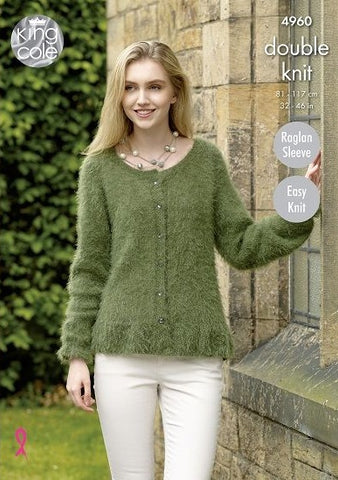 King Cole Embrace DK Pattern 4960 - Cardigan & Sweater - NOW €1.00