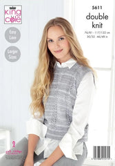 King Cole Island Beaches DK Pattern 5611 - Waistcoat & Slipover