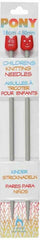 Pony Knitting Needles Children's - Plastic/Metal 18cm long