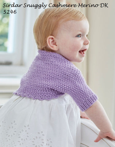 Sirdar Snuggly Cashmere Merino DK Pattern 5246 - Bolero