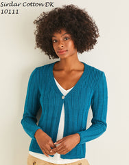 Sirdar Cotton DK Pattern 10111 - Cardigan