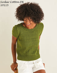 Sirdar Cotton DK Pattern 10115 - Top