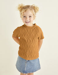 Sirdar Snuggly Replay DK Pattern 2564 - Short & Long Sleeved Top