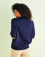 Sirdar Country Classic 4 Ply Pattern 10242 - V-NECK SHORT SLEEVED CARDIGAN