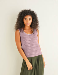 Sirdar Country Classic 4 Ply Pattern 10243 - CROCHET SULTAN STITCH VEST