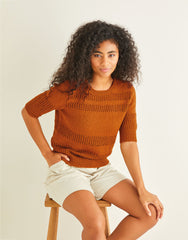 Sirdar Country Classic 4 Ply Pattern 10239 - LACE PANELLED TOP
