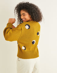 Sirdar Country Classic 4 Ply Pattern 10240 - LEOPARD PRINT V NECK SWEATER