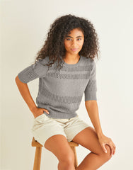Sirdar Country Classic 4 Ply Pattern 10239 - LACE PANELLED TOP