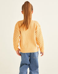 Sirdar Snuggly Replay DK Pattern 2568 - Orange Segment Sweater