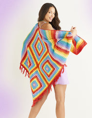 Sirdar Stories DK Pattern 10523 - Crochet "Glasto" Poncho