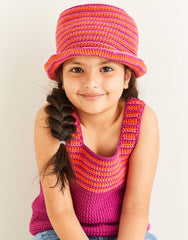 Sirdar Snuggly Replay DK Crochet Pattern 2596 - Vest Top
