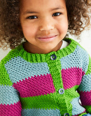 Sirdar Snuggly Replay DK Crochet Pattern 2594 - Cardigan